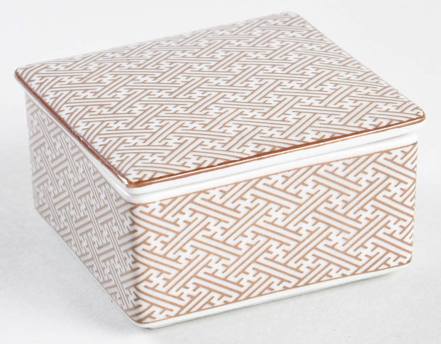 FIT36 Square Box with Lid by Fitz & Floyd-1