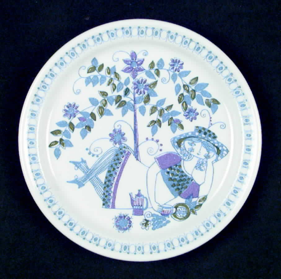 Lotte (Coupe) Bread & Butter Plate by Figgjo (Norway)-1