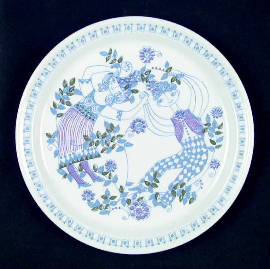 Lotte (Coupe) Salad Plate by Figgjo (Norway)-1
