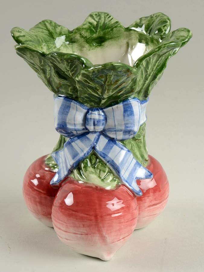 Vegetable Bowquet Utensil Holder by Fitz & Floyd-1