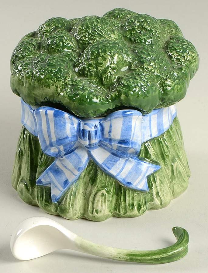 Vegetable Bowquet Sugar Bowl & Lid by Fitz & Floyd-1