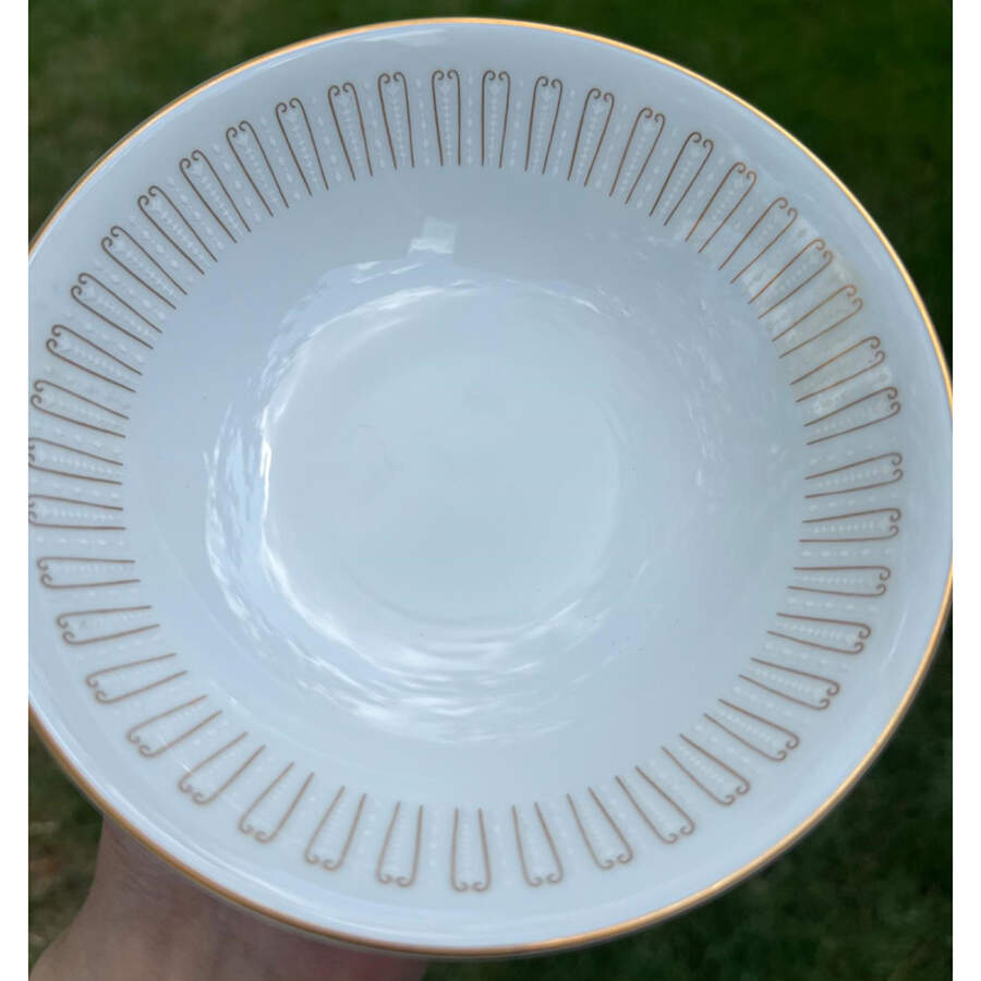 Modern Fruit/Dessert (Sauce) Bowl by Fine China of Japan-1