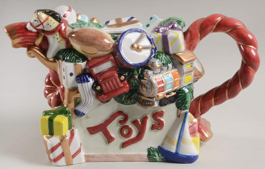 Toyland Teapot No Lid by Fitz & Floyd-1