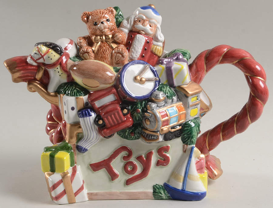 Toyland Teapot & Lid by Fitz & Floyd-1