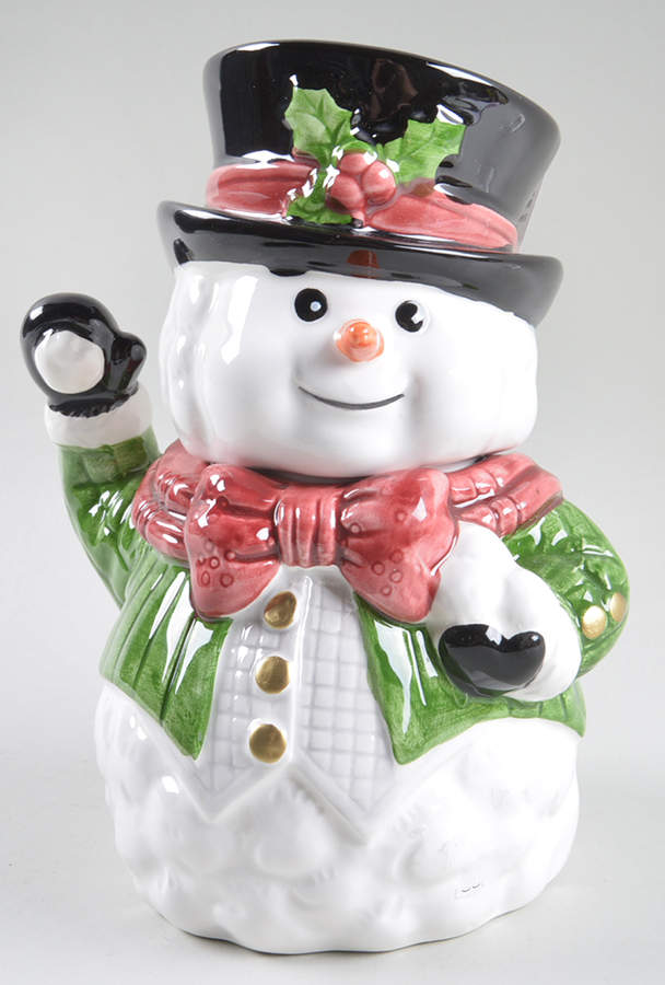Snow Gentleman Figural Box & Lid by Fitz & Floyd-1
