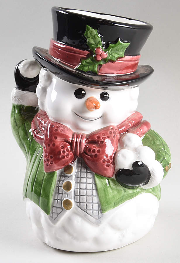 Snow Gentleman 7" Vase by Fitz & Floyd-1