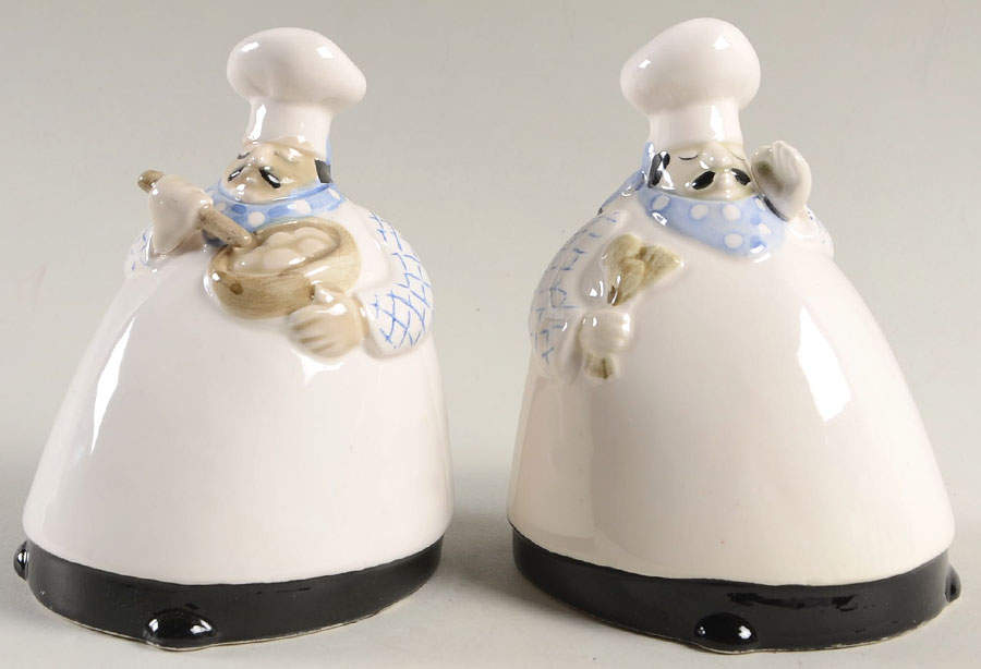 French Chef Salt & Pepper Set by Fitz & Floyd-1