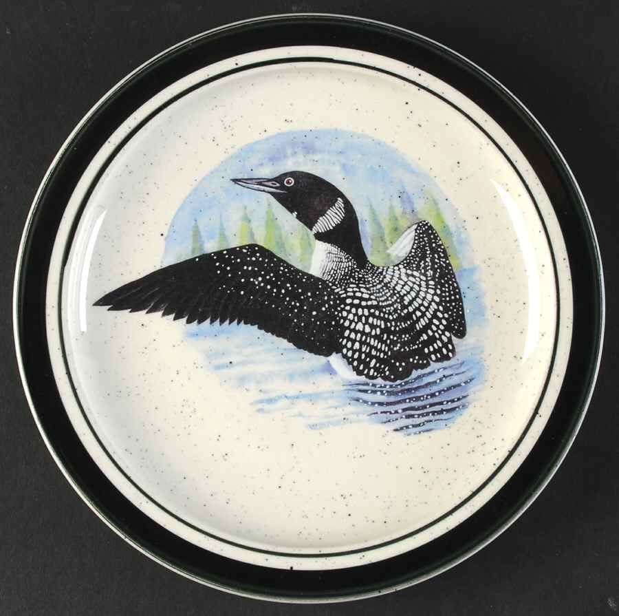 Loon Lake Salad/Dessert Plate by Folkcraft-1