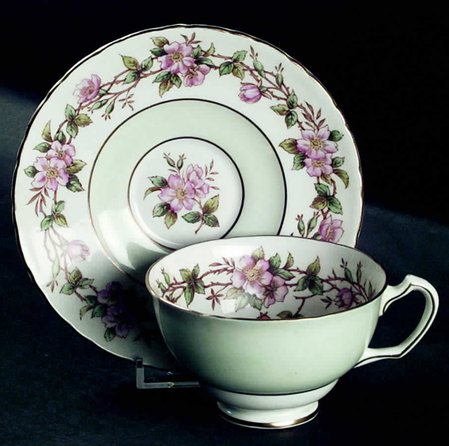 11718 Footed Cup & Saucer Set by Floral China-1