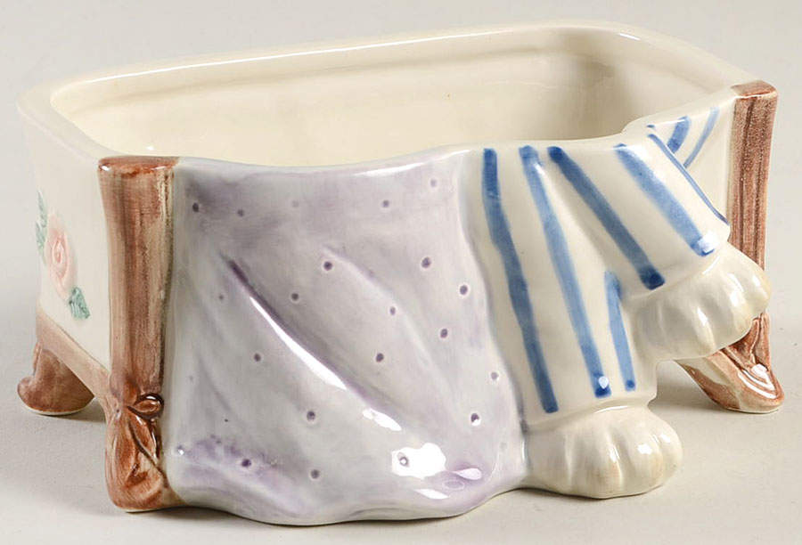 Kittens of Knightsbridge Figural Box No Lid by Fitz & Floyd-1