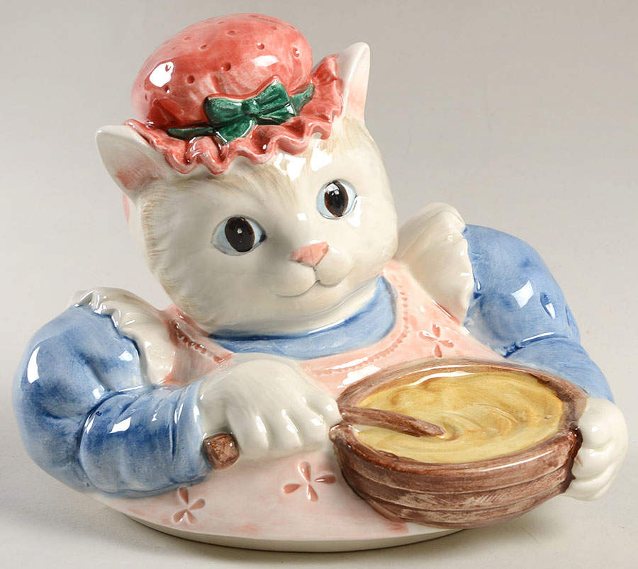 Kittens of Knightsbridge Lid for Cookie Jar by Fitz & Floyd-1