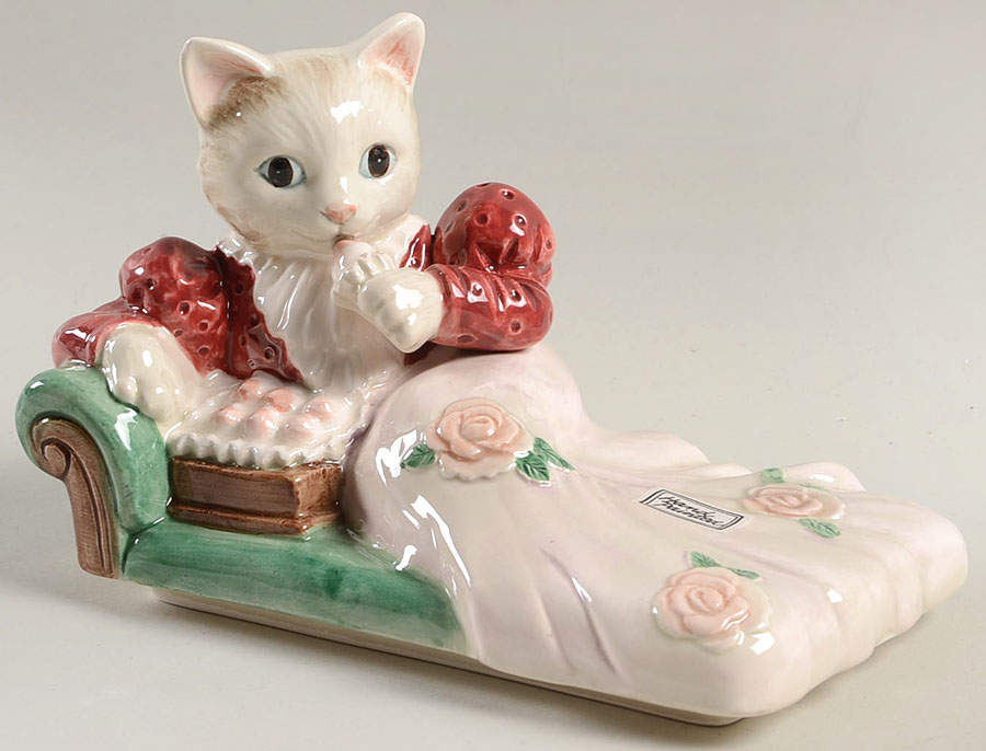 Kittens of Knightsbridge Lid for Figural Candy Box by Fitz & Floyd-1