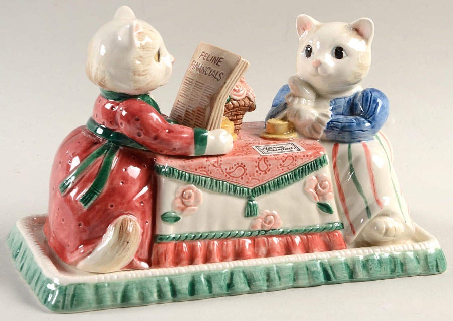Kittens of Knightsbridge 1/4 Lb Covered Butter by Fitz & Floyd-1