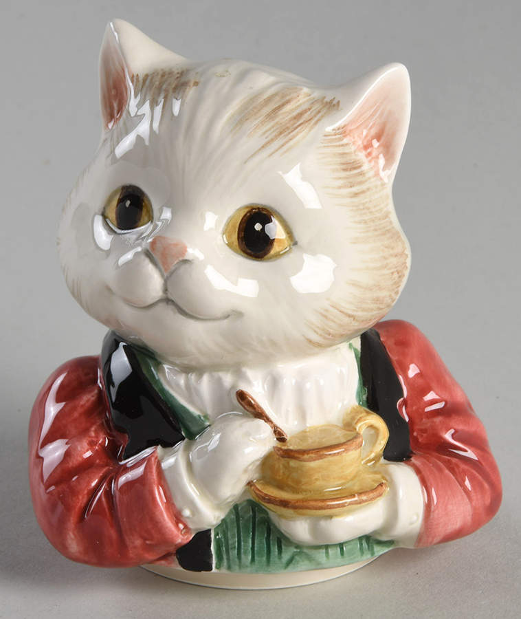 Kittens of Knightsbridge Lid for Figural Sugar Bowl by Fitz & Floyd-1