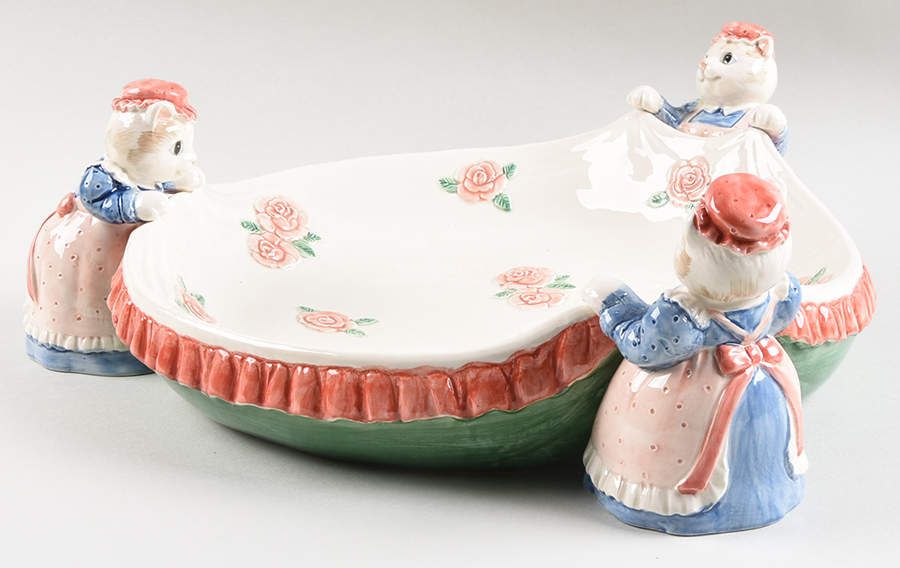 Kittens of Knightsbridge Figural Server by Fitz & Floyd-1