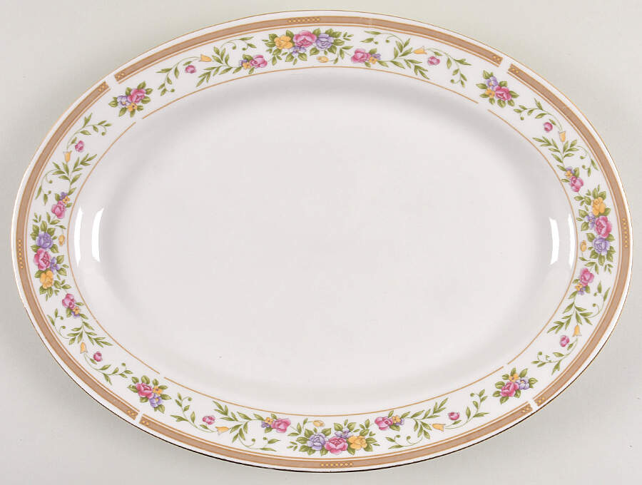 Bellini 14" Oval Serving Platter by Farberware-1