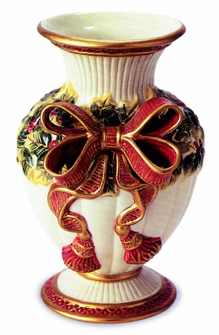 Noel Collection 8" Vase by Fitz & Floyd-1