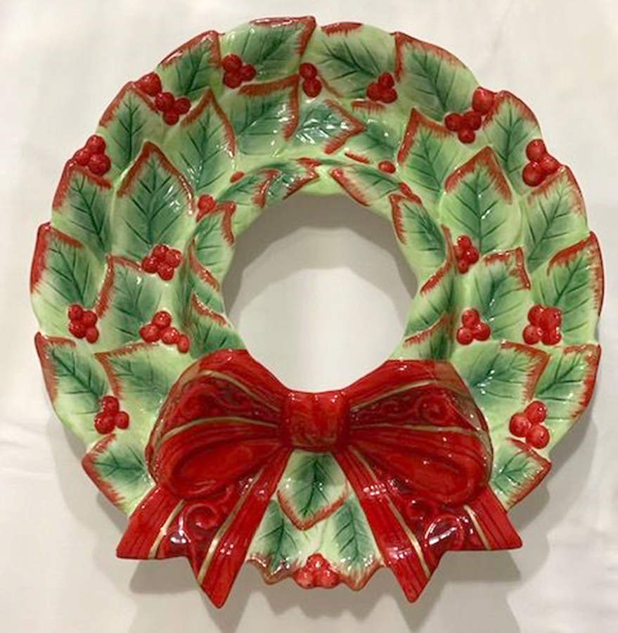 Christmas (Giftware) 1 Piece Chip & Dip by Fitz & Floyd-1
