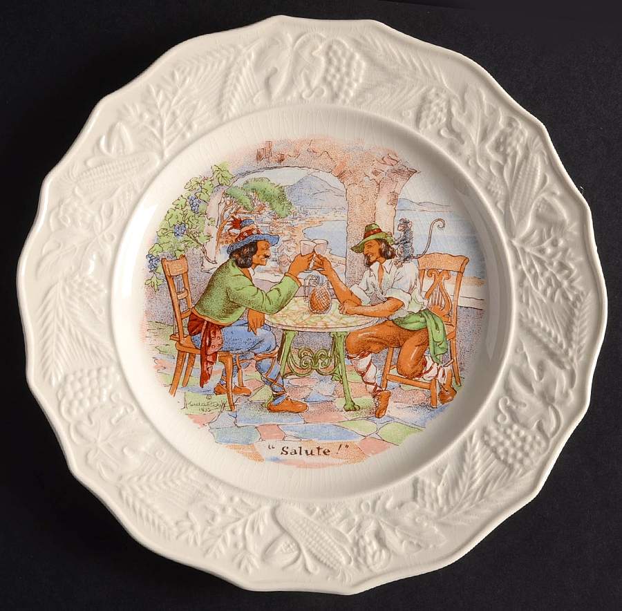 International Toasts Series Salad Plate by Fondeville-1