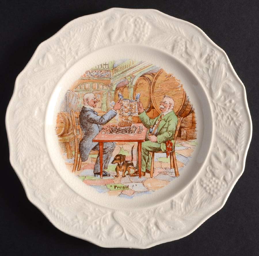 International Toasts Series Salad Plate by Fondeville-1