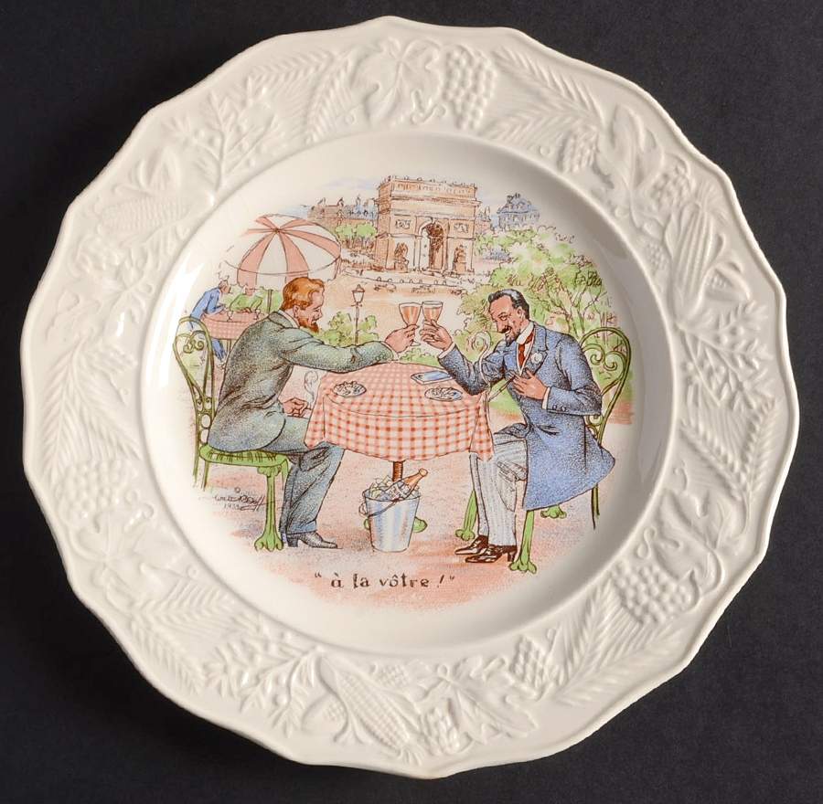 International Toasts Series Salad Plate by Fondeville-1