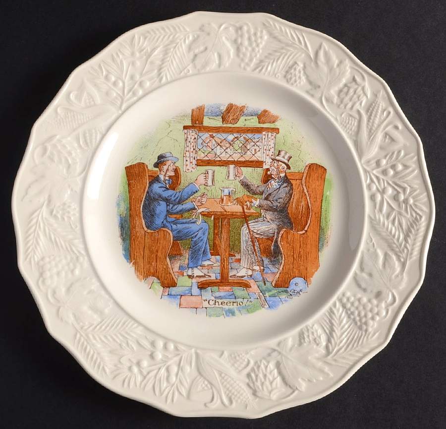 International Toasts Series Luncheon Plate by Fondeville-1
