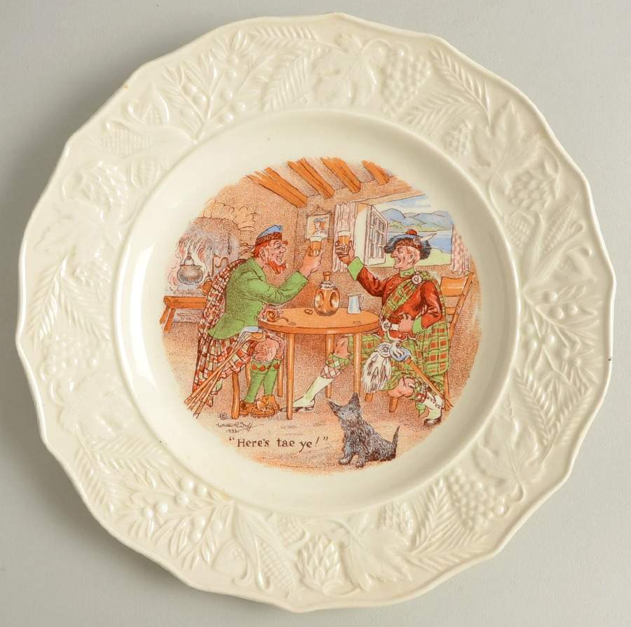 International Toasts Series Luncheon Plate by Fondeville-1