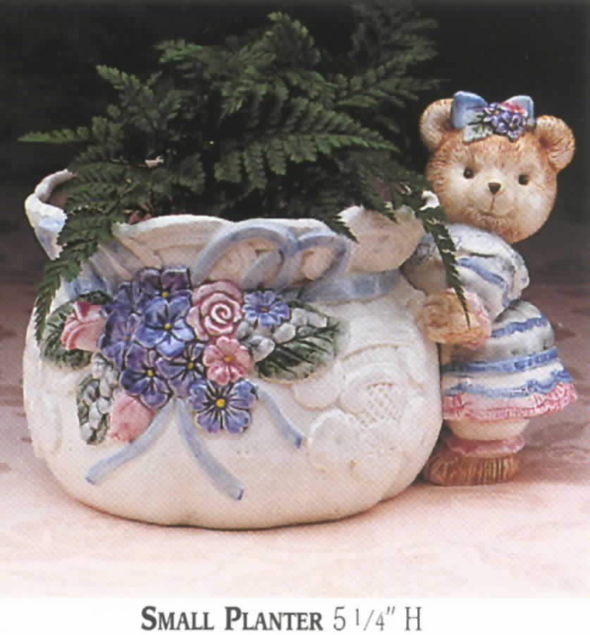 Hydrangea Bears Small Planter by Fitz & Floyd-1