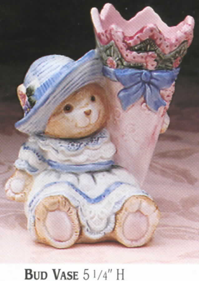Hydrangea Bears Bud Vase by Fitz & Floyd-1