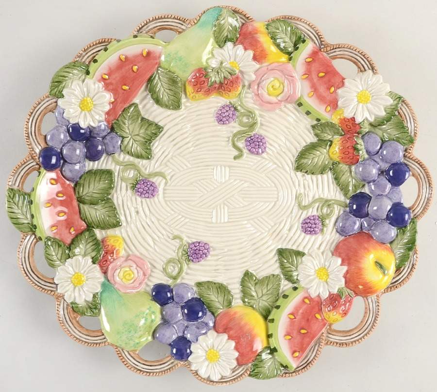 Countryside 14" Oval Serving Platter by Fitz & Floyd-1