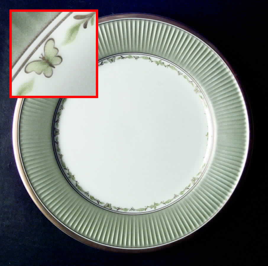 Classique Papillion Dinner Plate by Fitz & Floyd-1