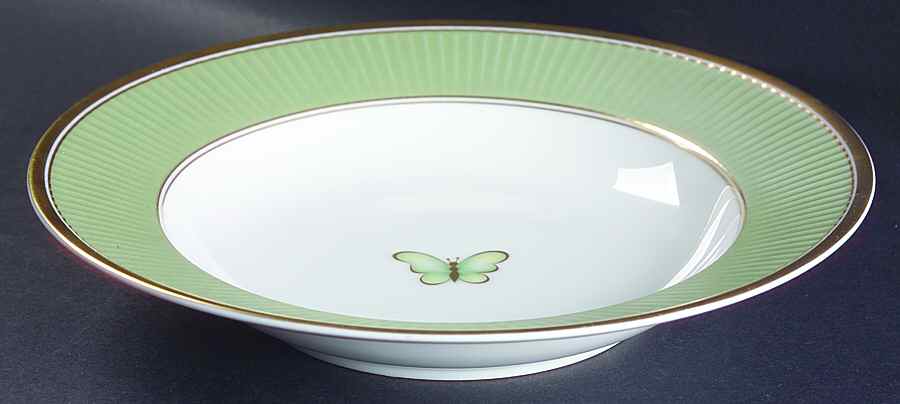 Classique Papillion Large Rim Soup Bowl by Fitz & Floyd-1