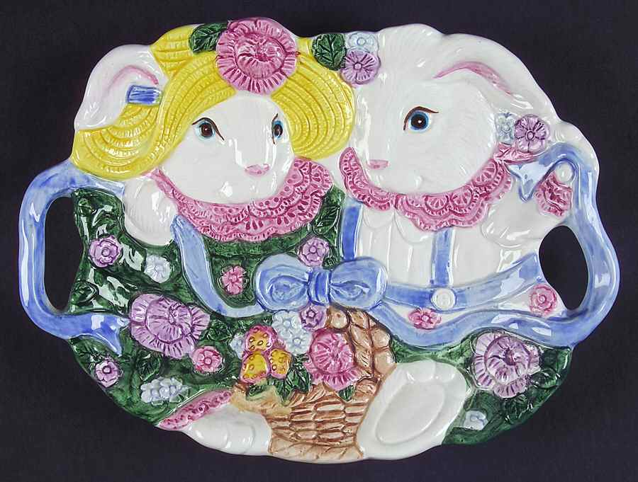 Bloomers Canape Plate by Fitz & Floyd-1