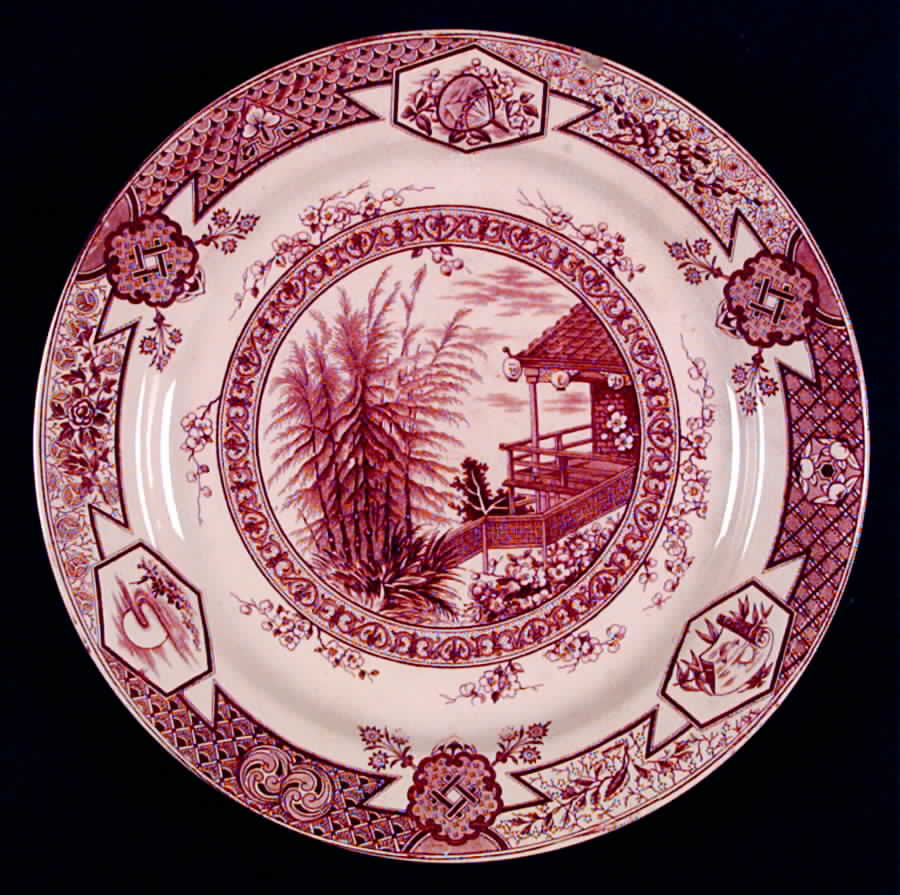 Mikado Luncheon Plate by Furnivals-1