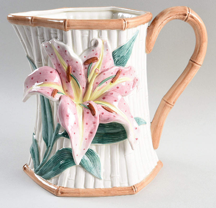 Asian Lily 48 Oz Pitcher by Fitz & Floyd-1