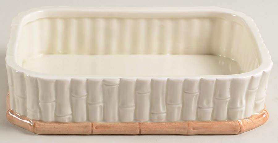 Asian Lily Rectangular Box, No Lid by Fitz & Floyd-1