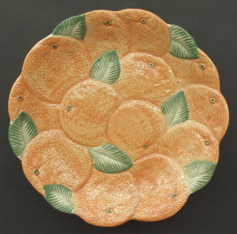 Oranges Luncheon Plate by Fitz & Floyd-1