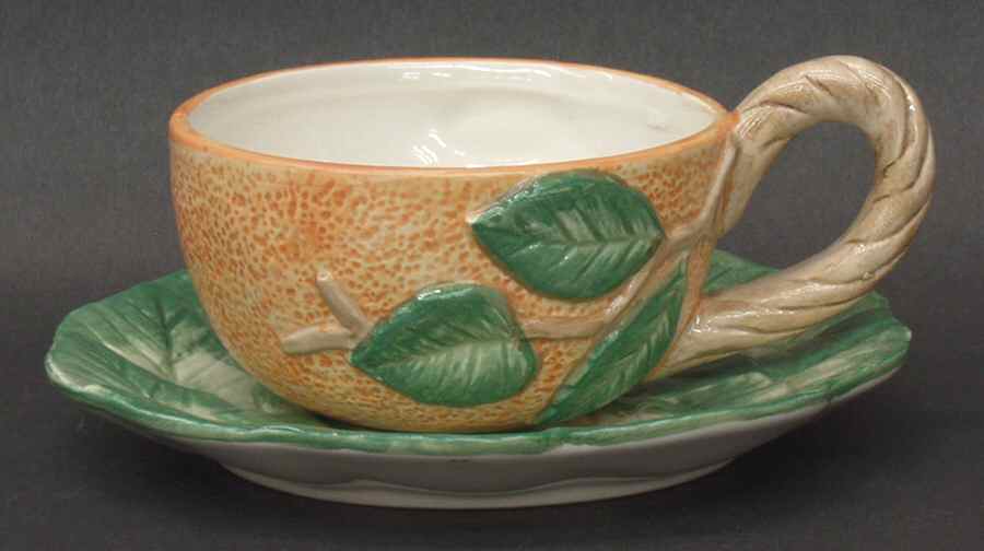 Oranges Flat Cup & Saucer Set by Fitz & Floyd-1