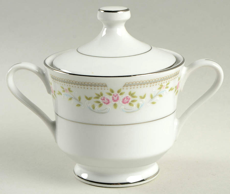 Elegance Sugar Bowl & Lid by Fine China of Japan-1