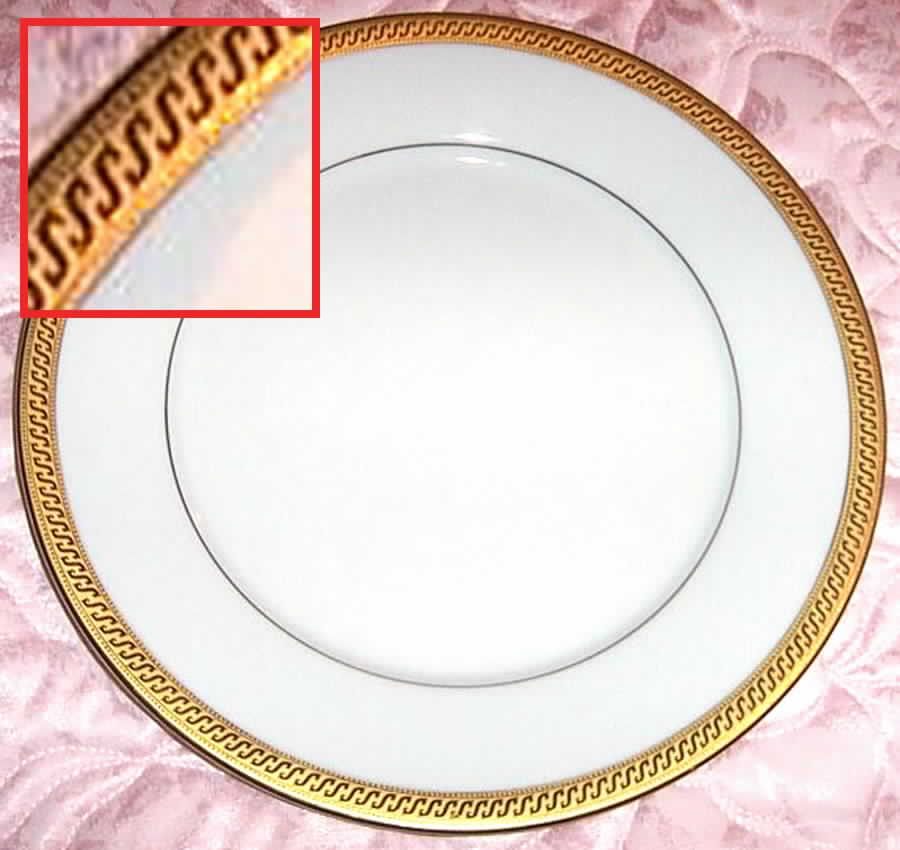 Linton Gold Dinner Plate by Fairmont Fine China-1