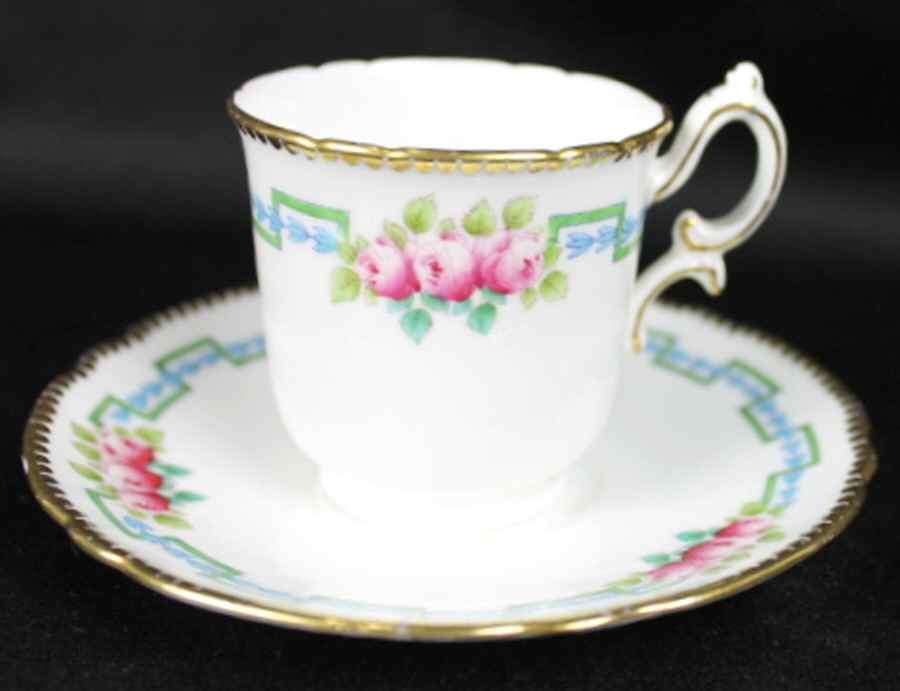 7970 Footed Demitasse Cup & Saucer Set by Foley-1
