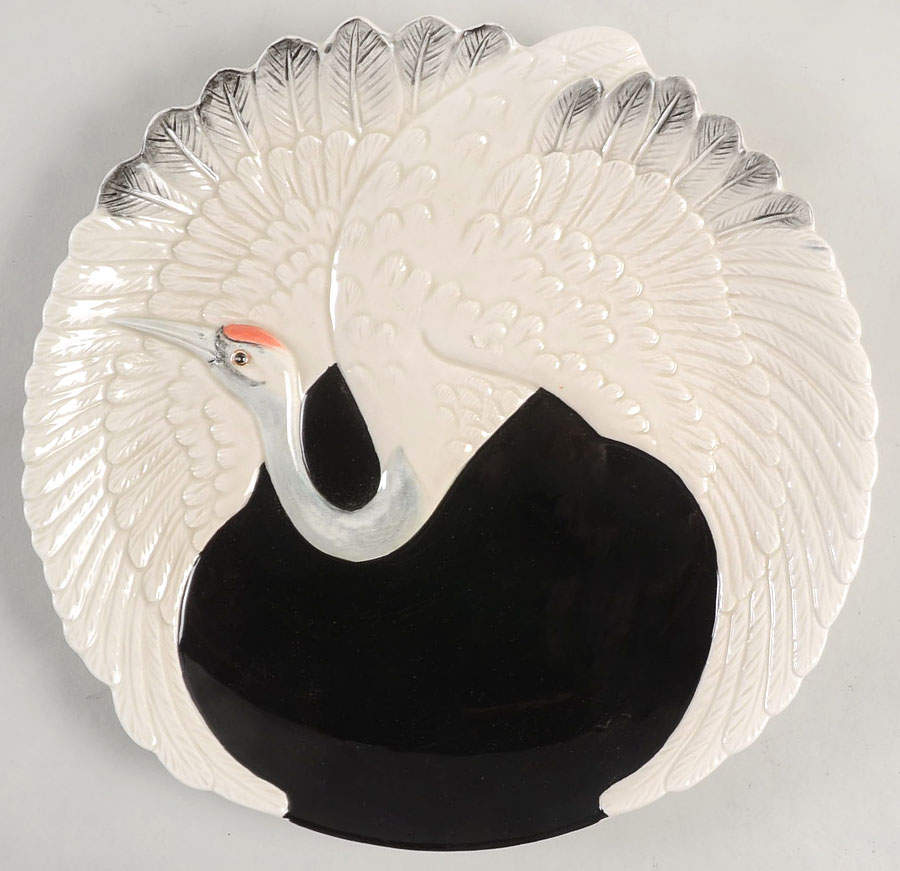 Tsuru Figural Serving Tray by Fitz & Floyd-1