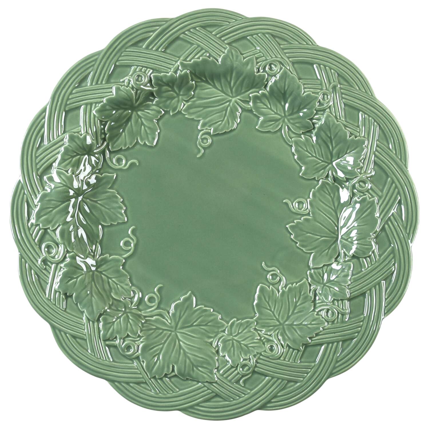 Garden Greens 13" Chop Plate (Round Platter) by Fitz and Floyd-1