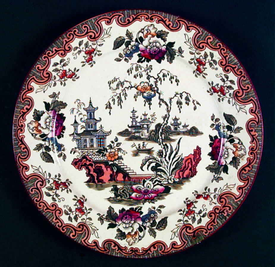 Shanghae Dinner Plate by Furnivals-1