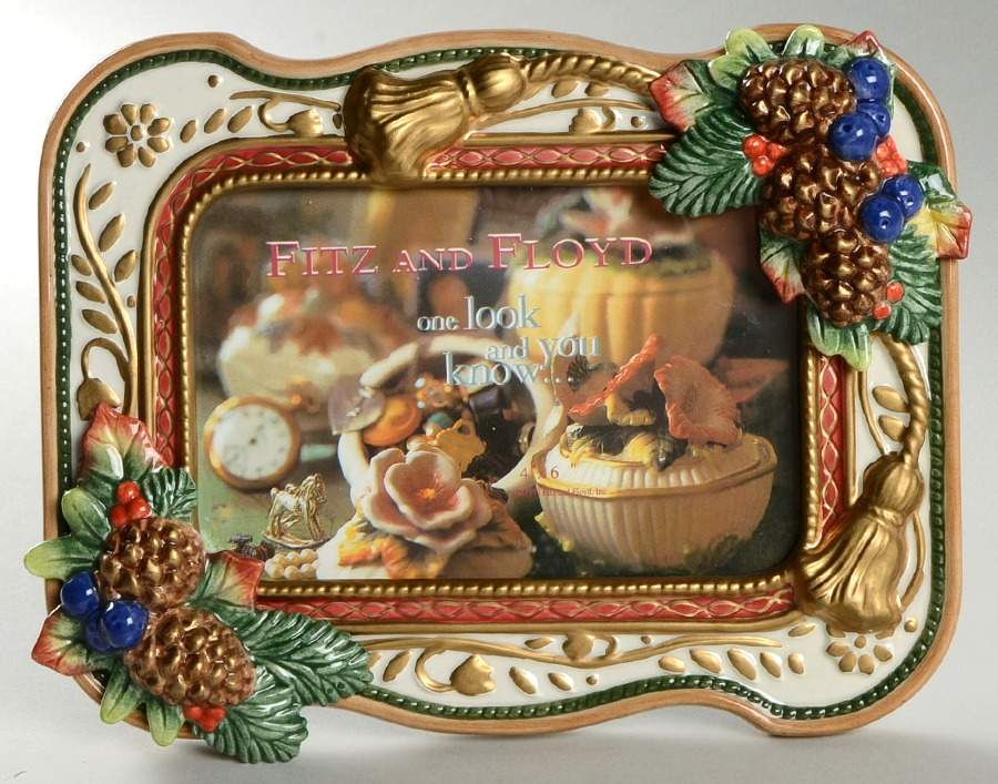 Jolly Ole Saint Nick 4" Picture Frame by Fitz and Floyd-1