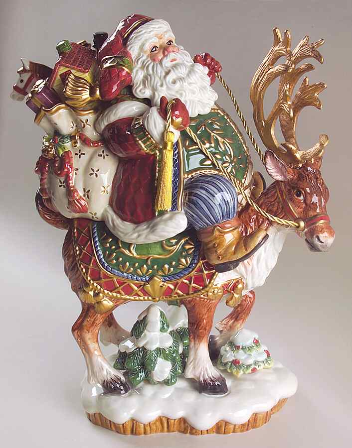 Jolly Ole Saint Nick Centerpiece by Fitz & Floyd-1