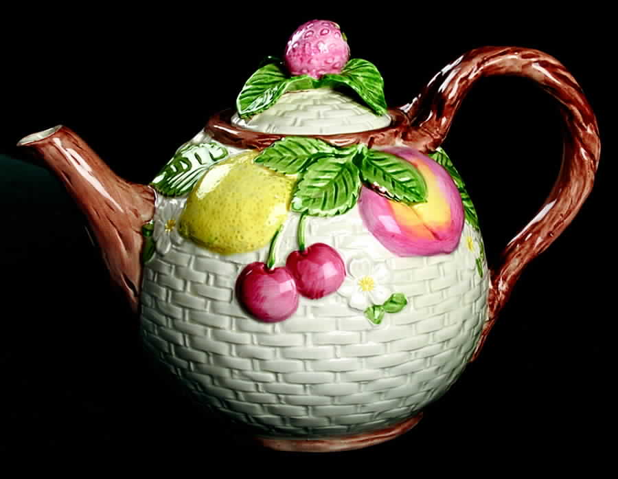 Fruit Fair Teapot & Lid by Fitz & Floyd-1