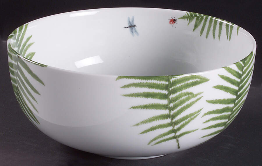 Imperial Fern 8" Round Vegetable Bowl by Fitz & Floyd-1