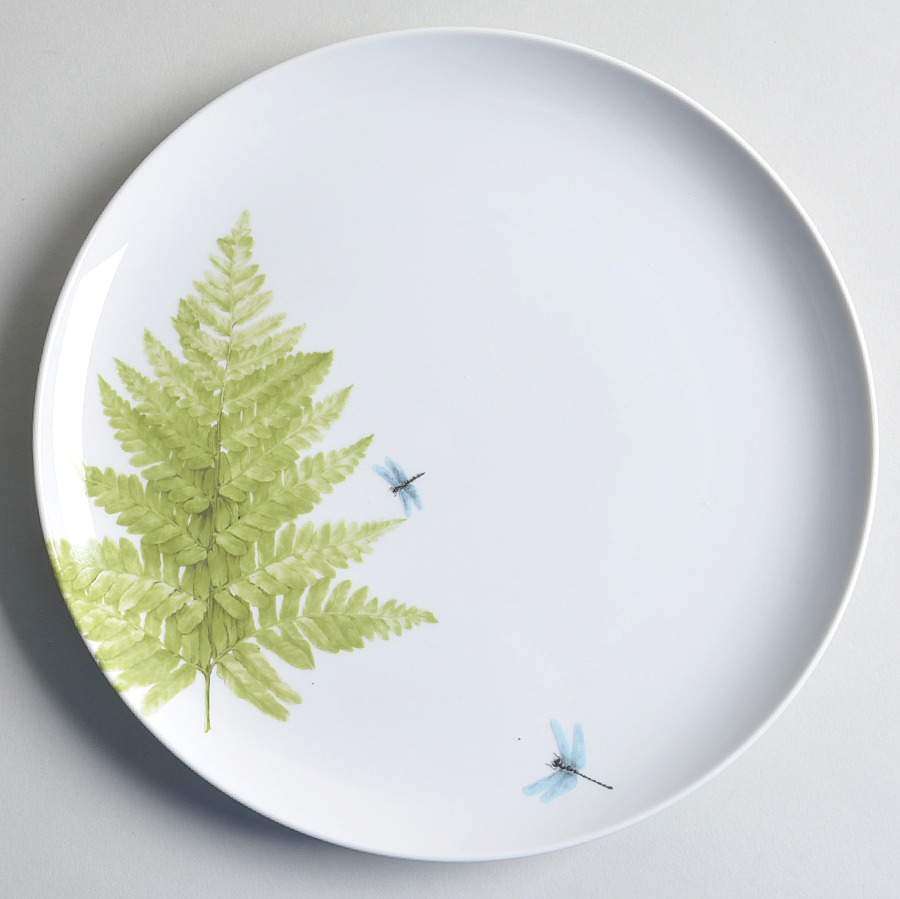 Imperial Fern Dinner Plate by Fitz & Floyd-1