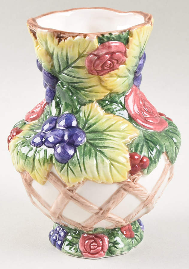 Rose Garland 5" Bud Vase by Fitz & Floyd-1